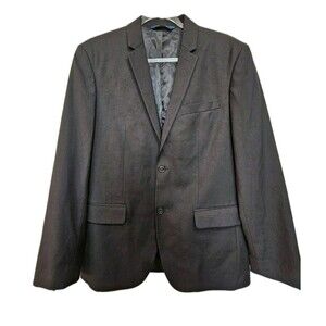 Perry Ellis, Sport Coat Blazer Suit‎ Jacket , 2 Button, Black 42 Regular